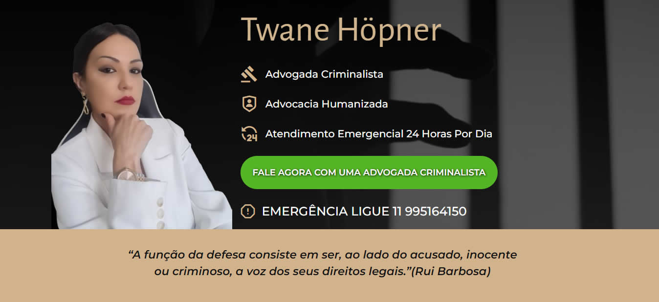 Twane Hopner Advogada Criminalista - Propages