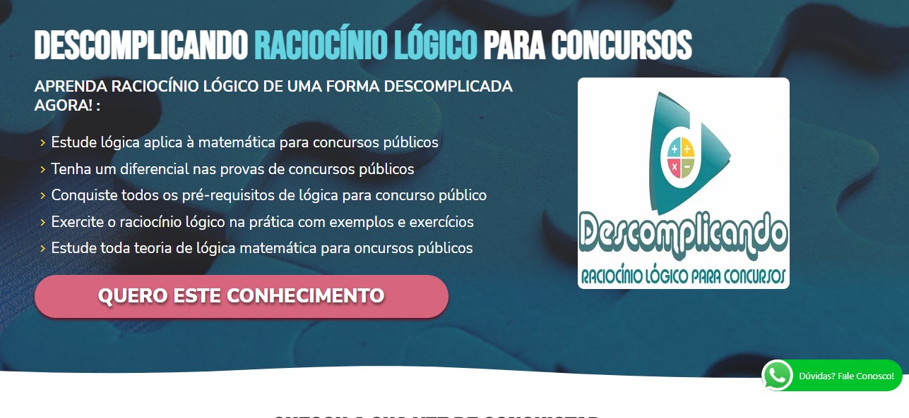 Descomplicando Raciocínio Lógico Para Concursos Públicos - Propages