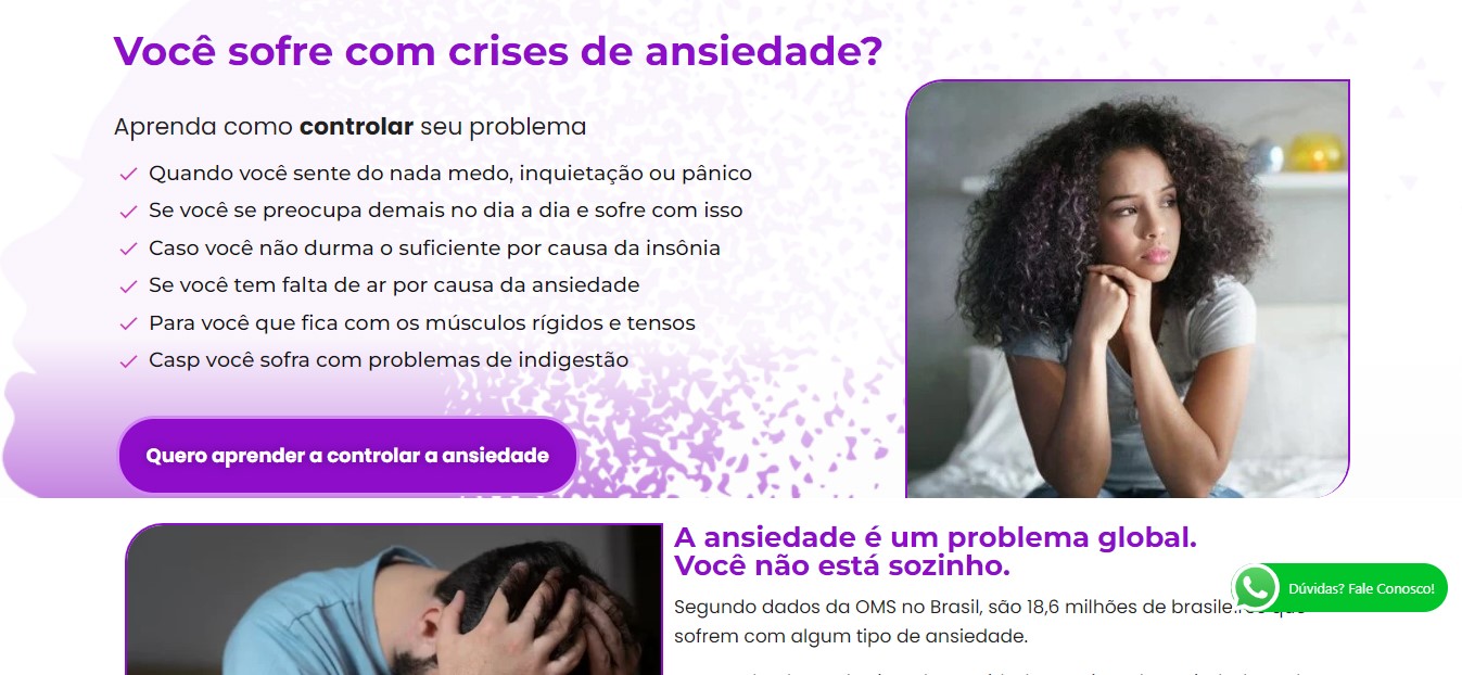 Ebook Como controlar a crise de ansiedade - Propages