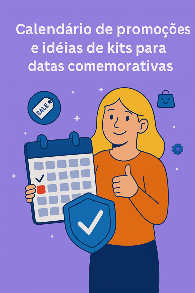 Calendário de promoções e ideias de kits para datas comemorativas