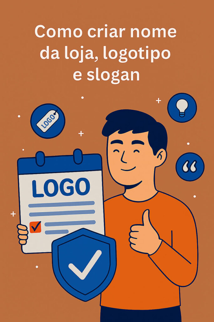 Como criar nome da loja, logotipo e slogan