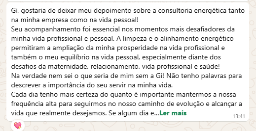 Leticia - Alinhamento e Acompanhamento Vibracional